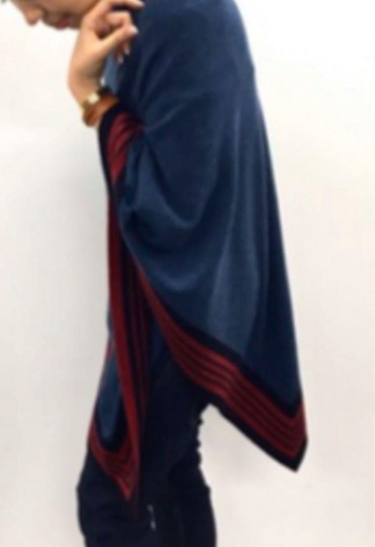 QUEENE AND BELLE カシミヤニット　ポンチョ　クイーンアンドベル