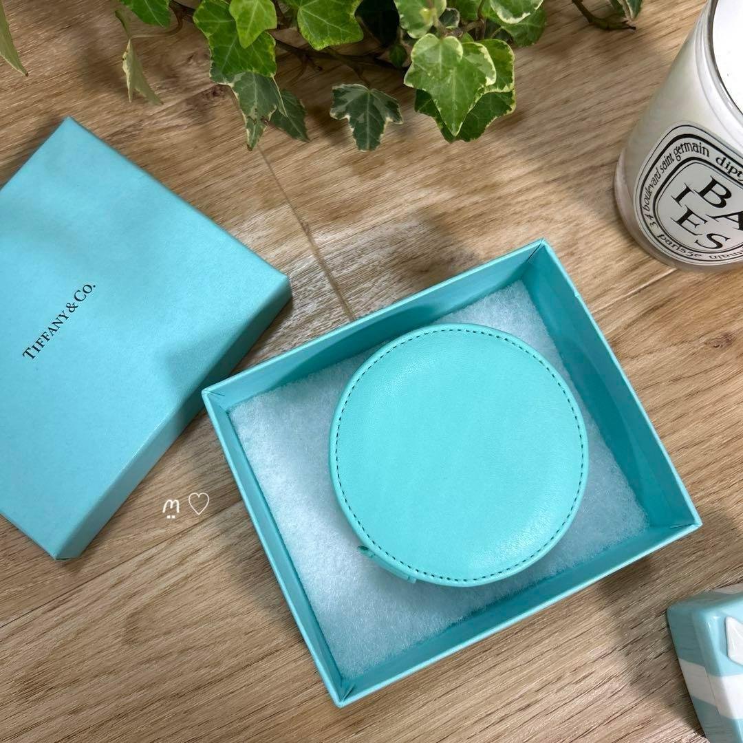 ティファニー　レザージュエリーボックス　リング　アクセサリーケース　小物入れ