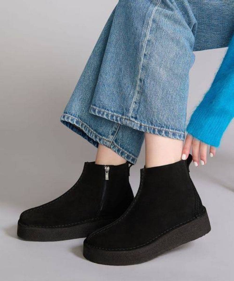 極美品　ClarksOriginals　TREKWEDGEBOOT　サイドジップ