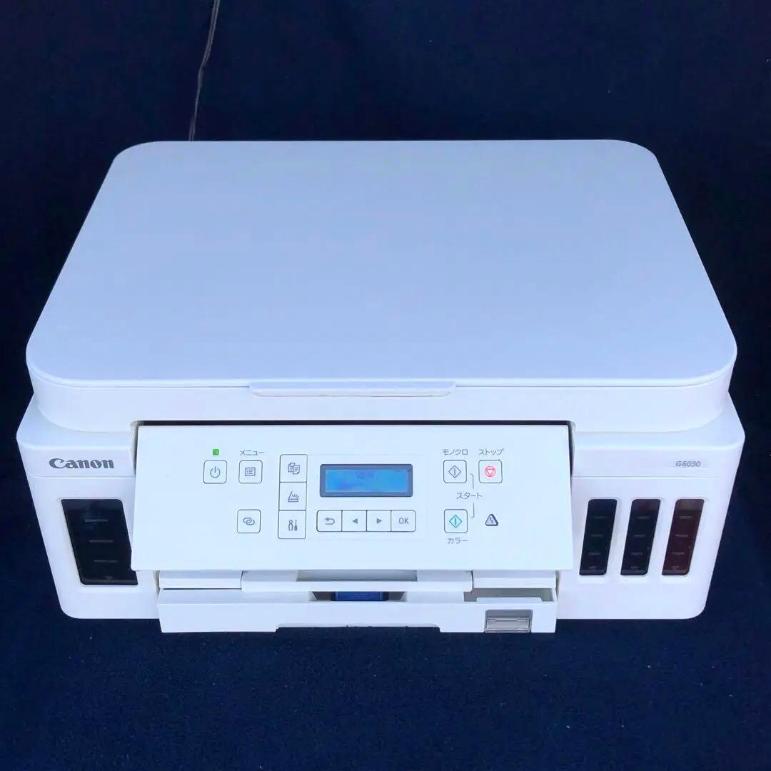 Canon G6030 ギガタンクプリンター 4色インク 印刷可能 ジャンク品