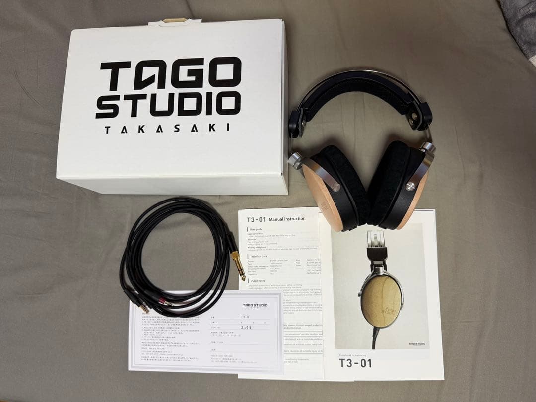 TAGO STUDIO T3-01 有線ヘッドホン