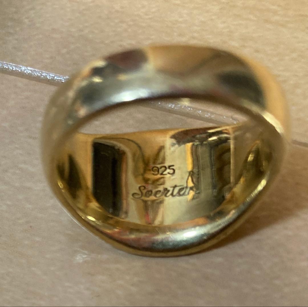 soerte Minimal signet ring ミニマルシグネットリング