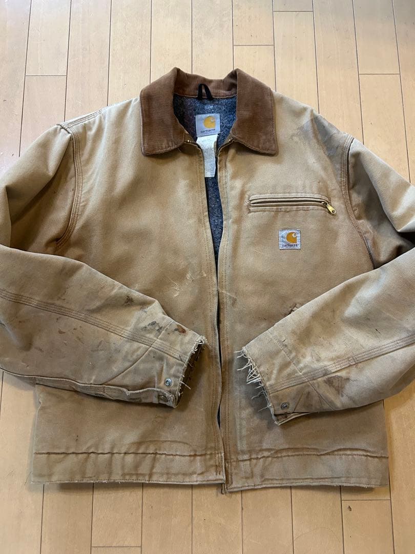 Carhartt ベージュ コットンジャケット