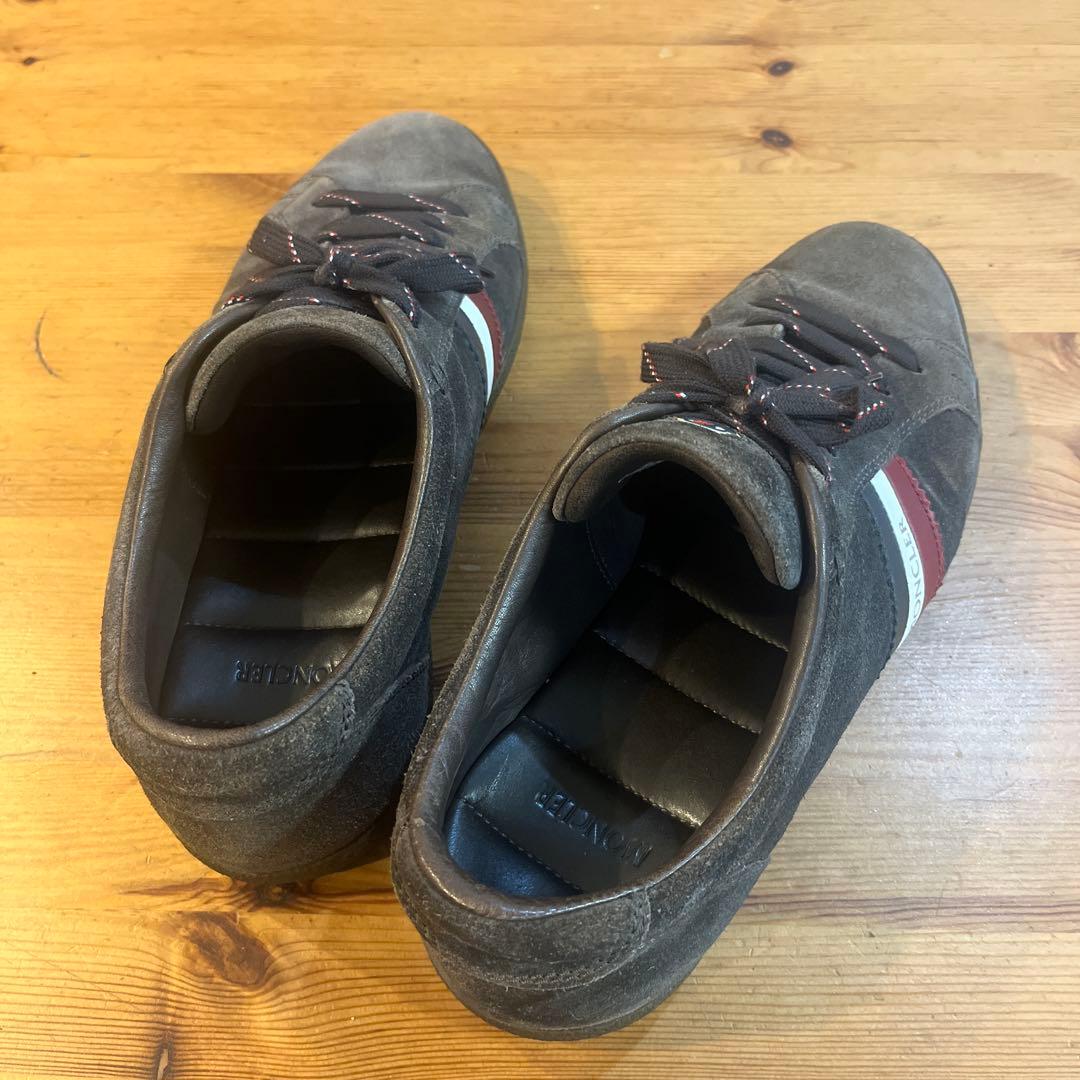 MONCLER ブラウン　スニーカー　スエード　綺麗です♪