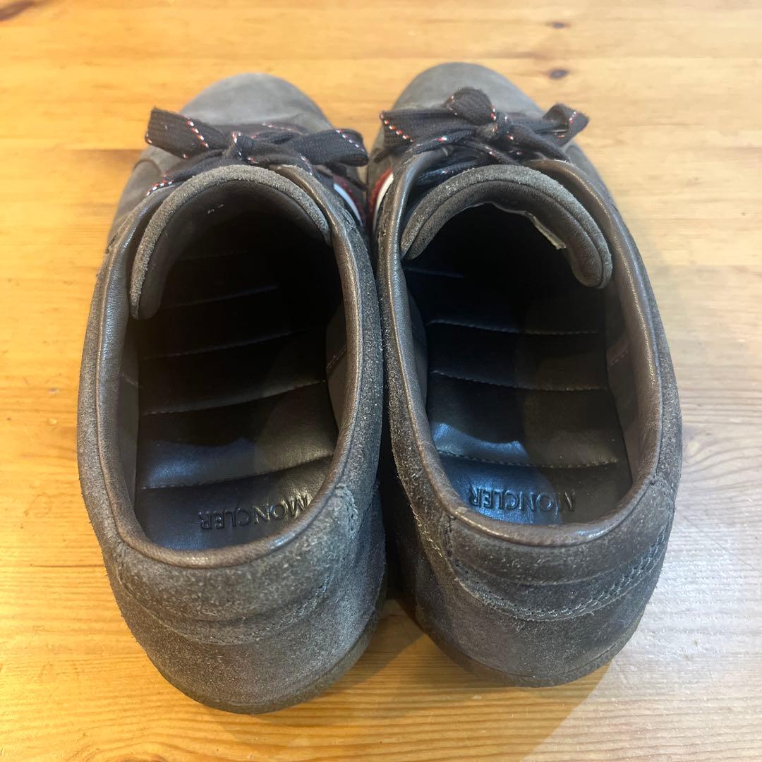 MONCLER ブラウン　スニーカー　スエード　綺麗です♪