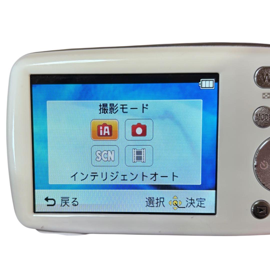 パナソニック LUMIX DMC-S1 ホワイト コンデジ 動作品