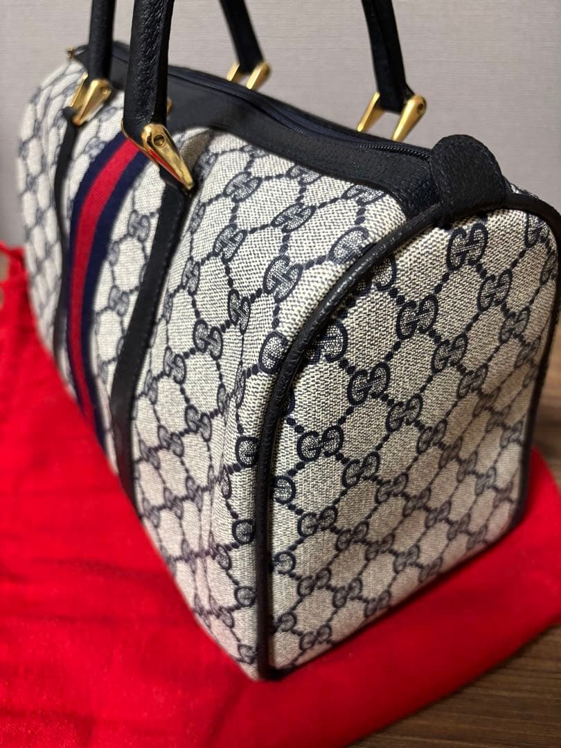 【極美品】グッチ オールドグッチ ヴィンテージ シェリーライン GG ロゴ