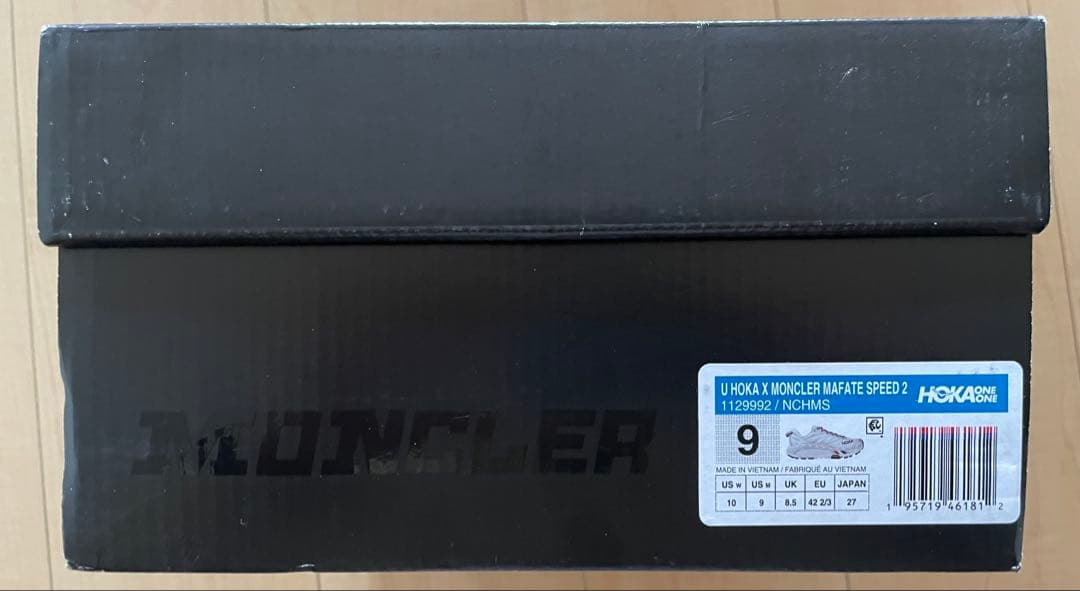 HOKA MONCLER モンクレール✖️ホカマファテスピード2 新品未使用箱有り