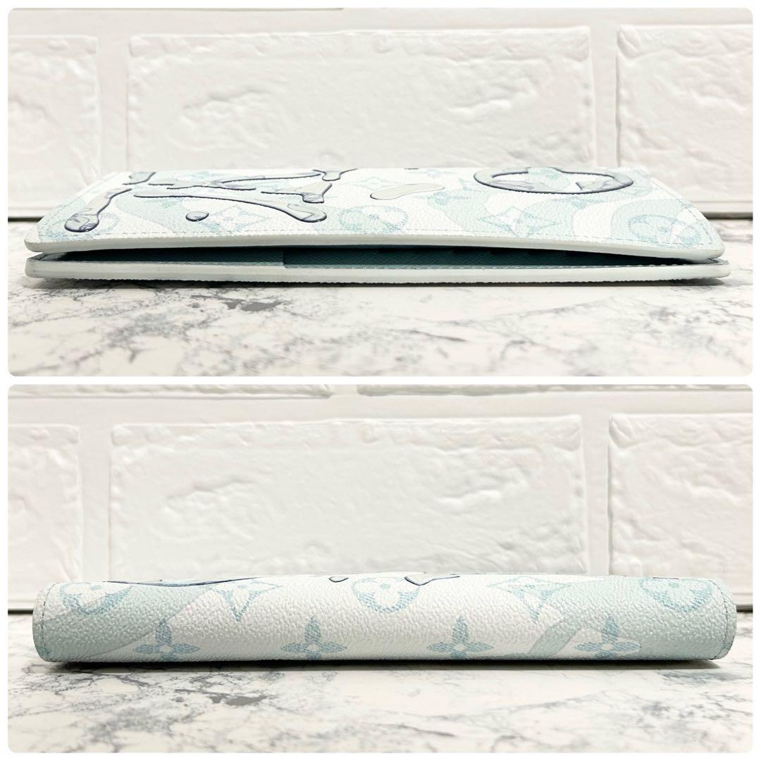 【限定モデル】ルイヴィトン ポルトフォイユ ブラザ アクアガーデン 長財布