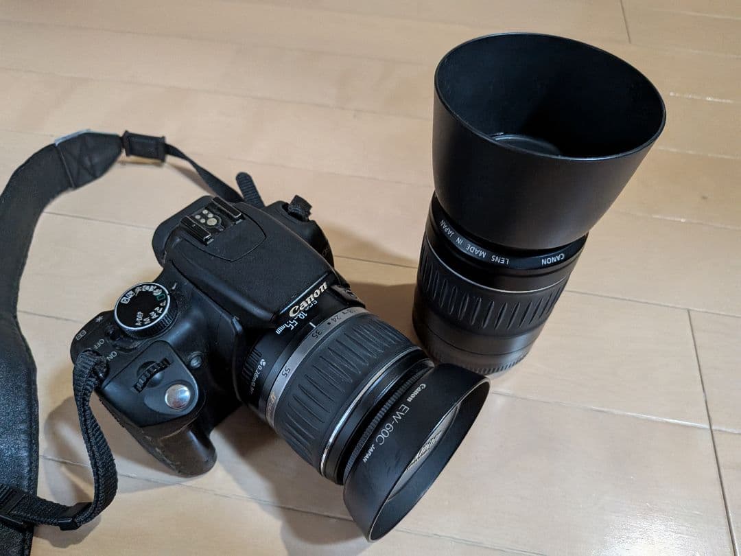 Canon EOS Kiss Digital N 本体 + レンズ2本