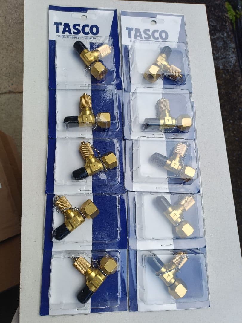 イチネンTASCO TA382KF たてT型ゲージアダプター10個セット