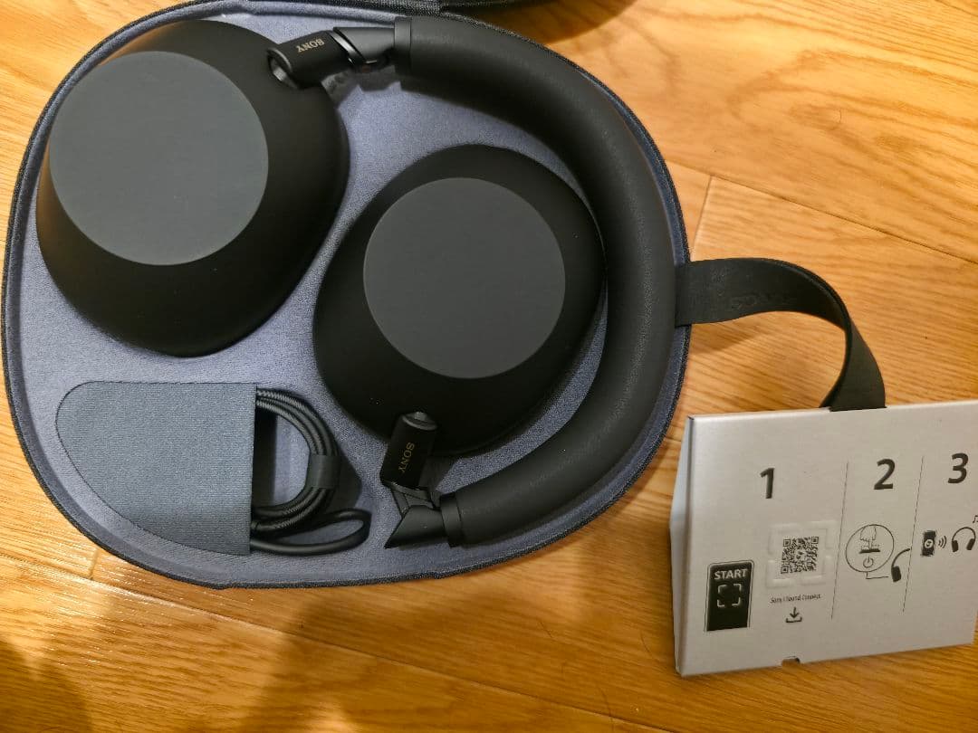 （極美品）ソニー(SONY)WH-1000XM6 ブラック:ワイヤレスヘッドホン