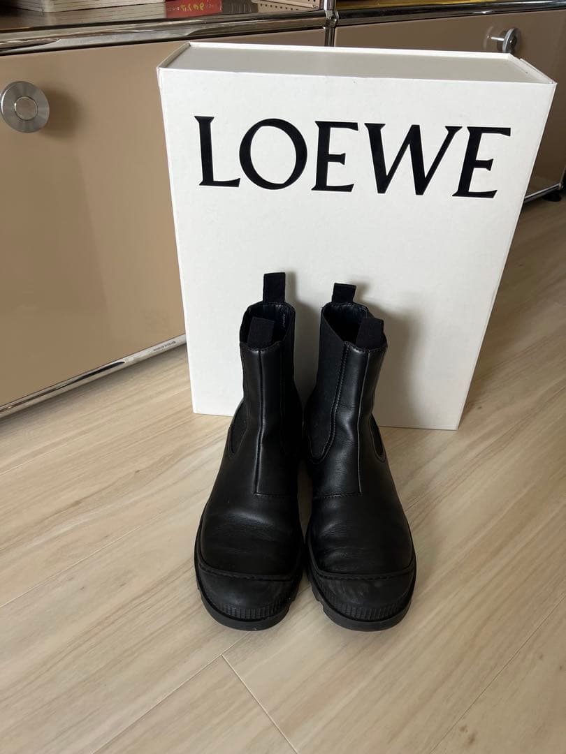 最終値下げLOEWE チェルシーブーツ　サイドゴアブーツ