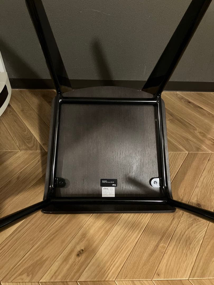 貴重vitra製プルーヴェ スタンダードチェア ダークオーク/ブラック