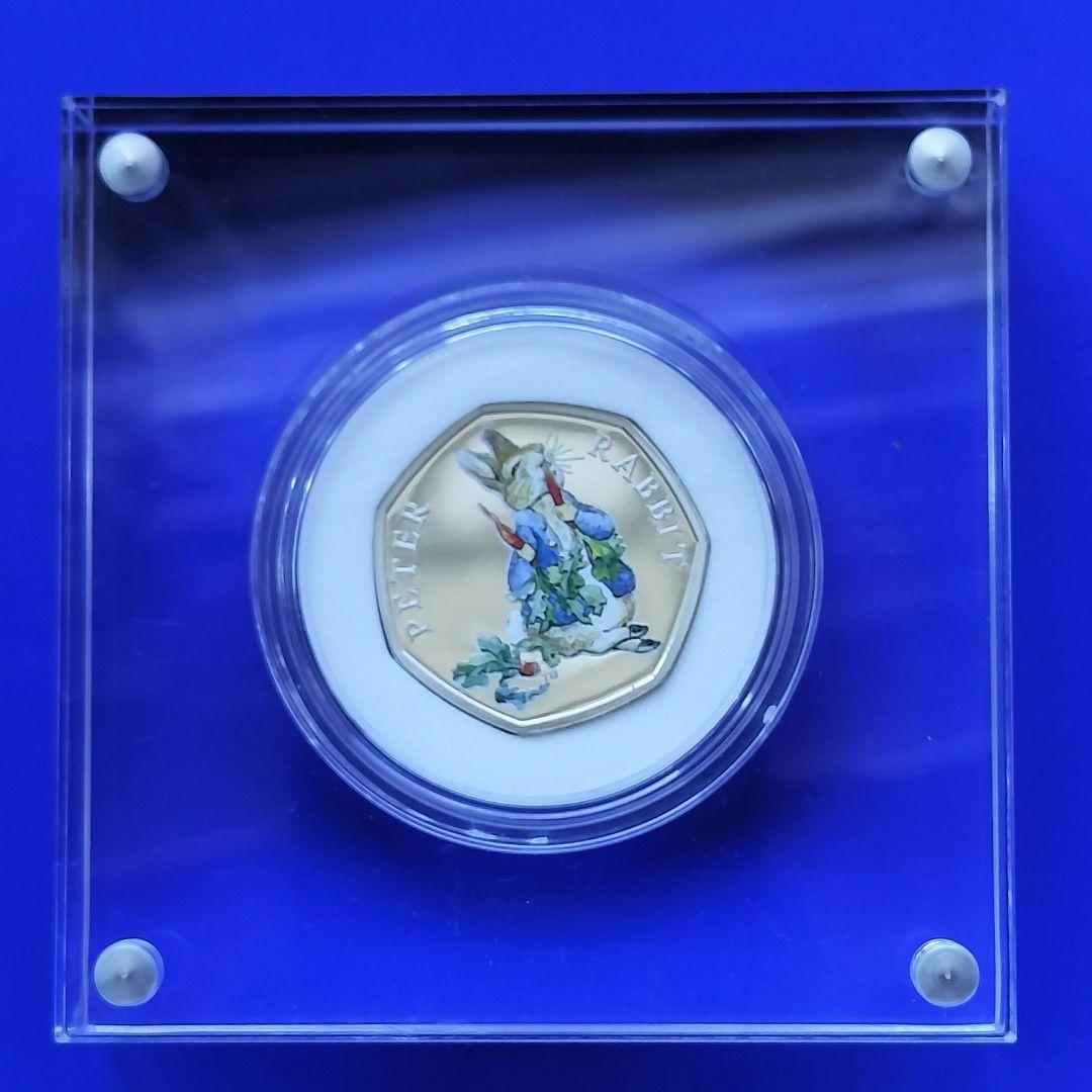 ピーターラビット　50ペンス銀貨（2018年）イギリス