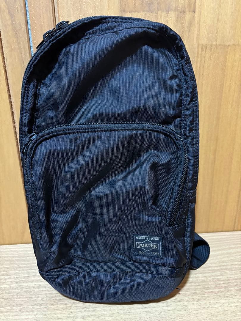 PORTER スリングショルダーバッグ　黒