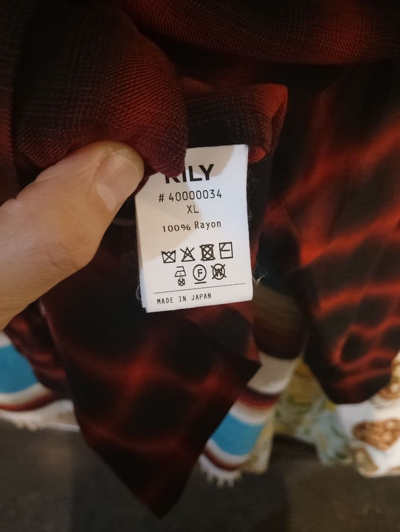 t*i様 RILY　今市隆二　 オンブレチェックシャツXL　即完売品 キムタク