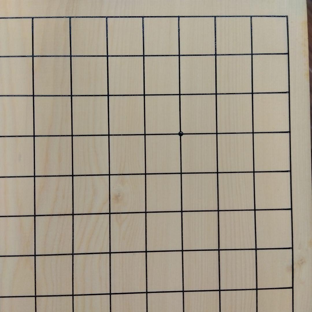 【国産　本榧　４寸碁盤　木表　脚なし】