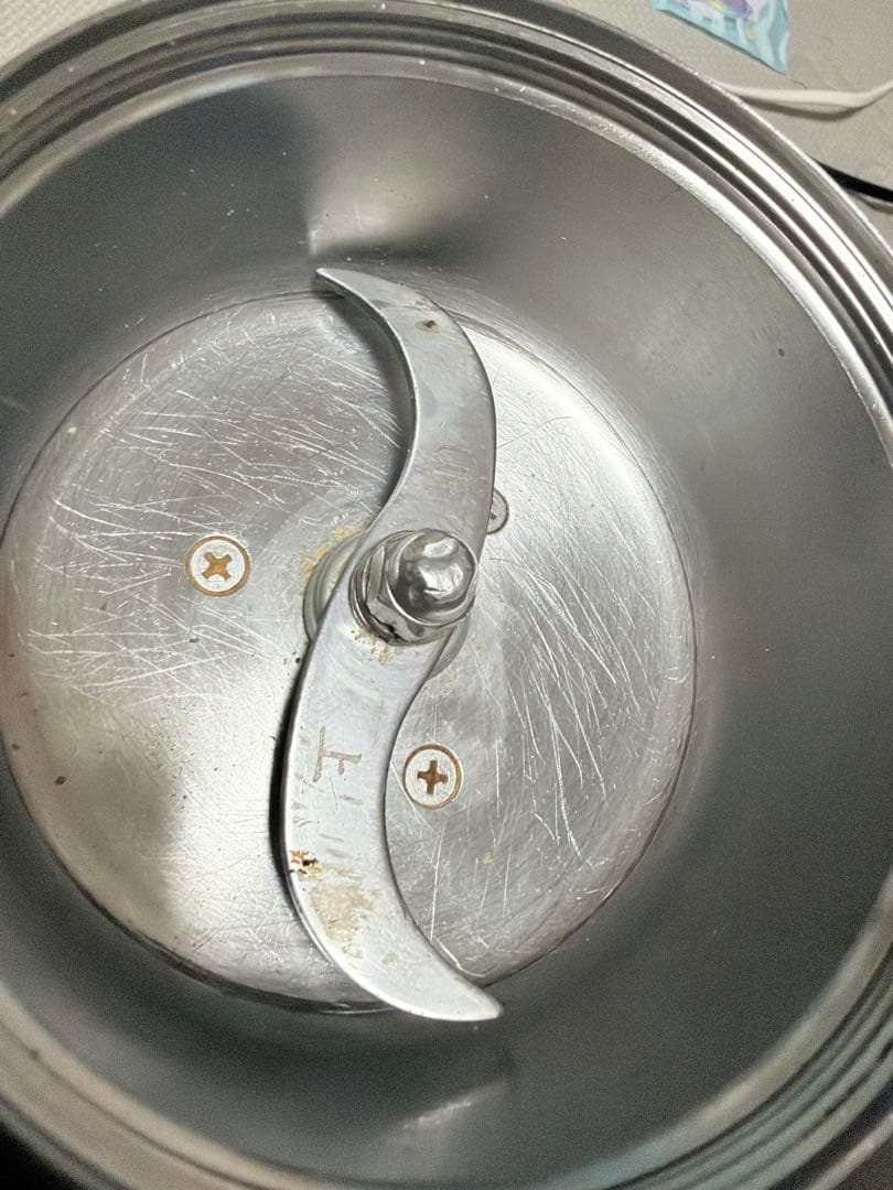 業務用 電動粉砕機 グラインダー 二枚刃 ステンレス 実働 LONG TSONG