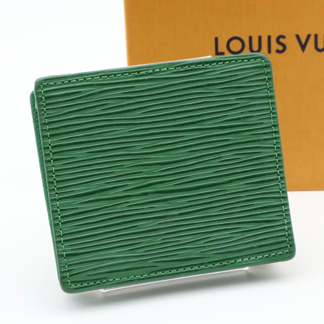 【極美品】ルイヴィトン　ポルトモネボワット　エピ　ケース　小銭入れ　緑