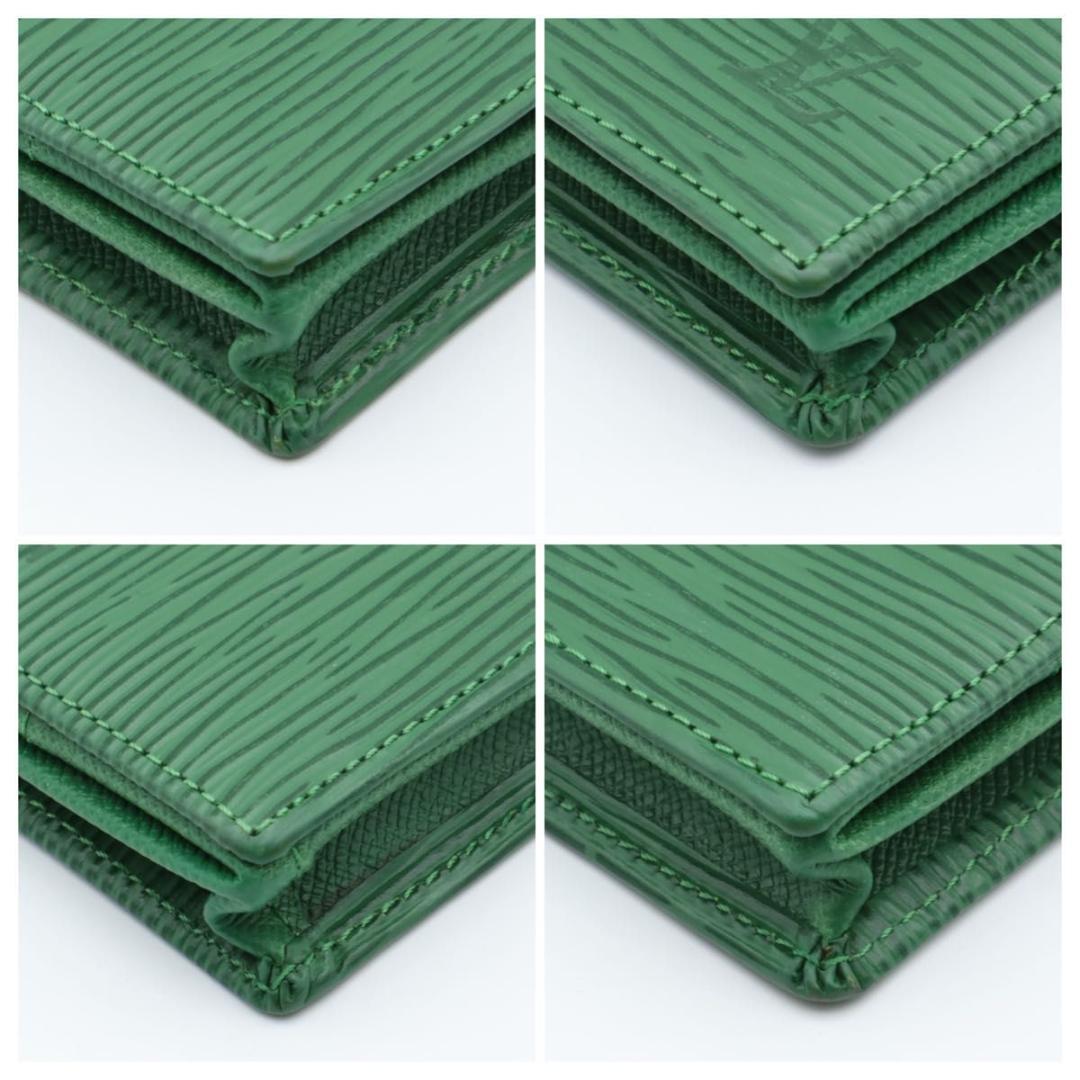 【極美品】ルイヴィトン　ポルトモネボワット　エピ　ケース　小銭入れ　緑