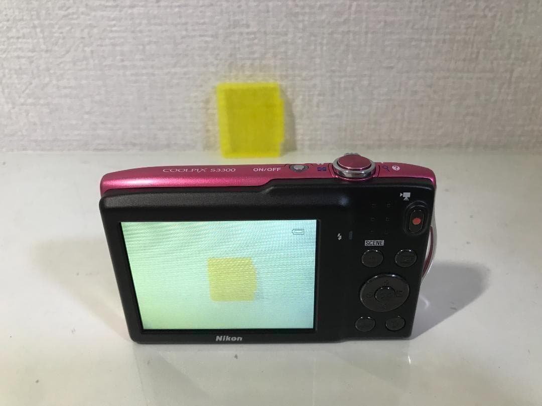 【お値下げ歓迎・極美品】　ニコン　Nikon COOLPIX S3300 ピンク