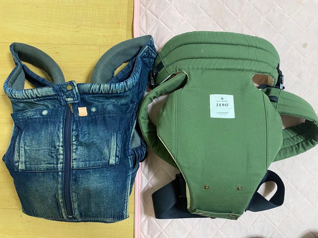 Cuse Berry ZERO キューズベリーNICOデニム　抱っこ紐　おんぶ紐