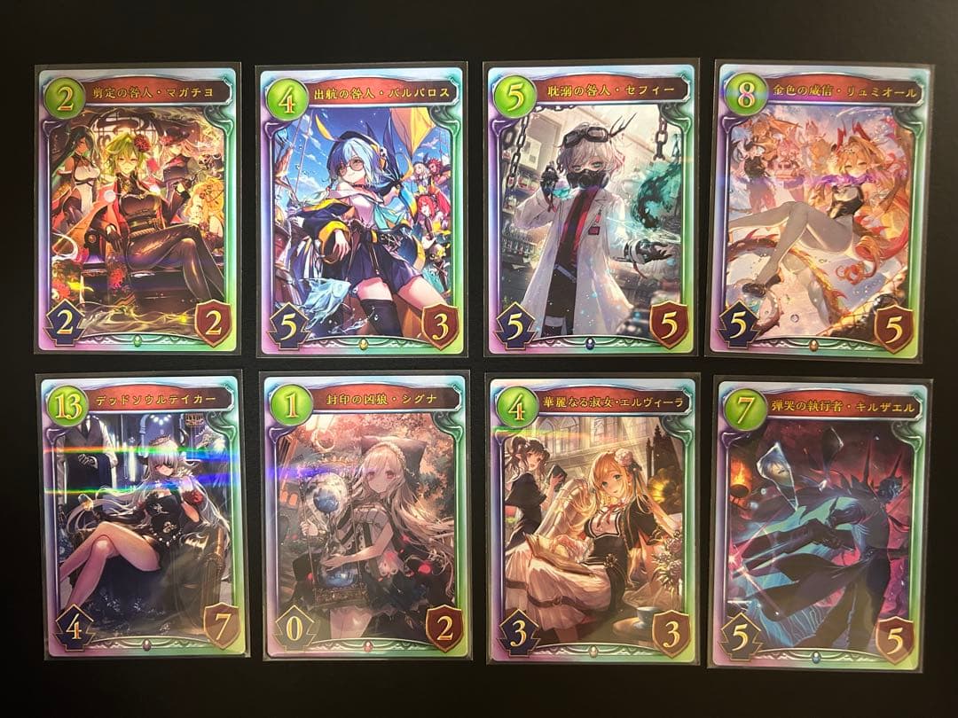 シャドバ　リアルプロモ　7周年人気投票全種セット