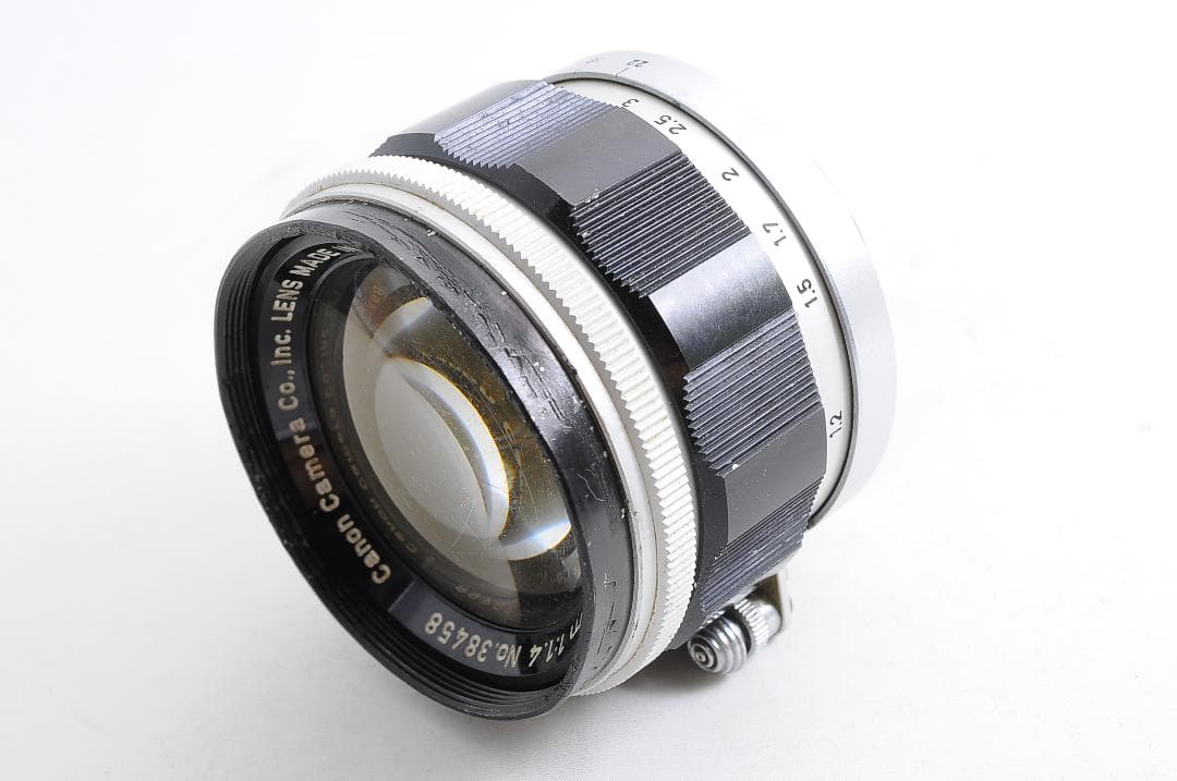CANON LENS 50mm F/1.4 マニュアル レンズ @4383