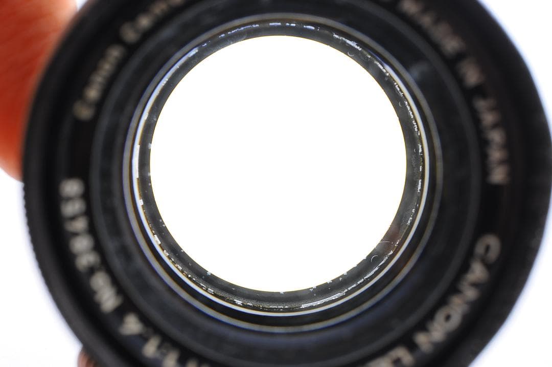 CANON LENS 50mm F/1.4 マニュアル レンズ @4383