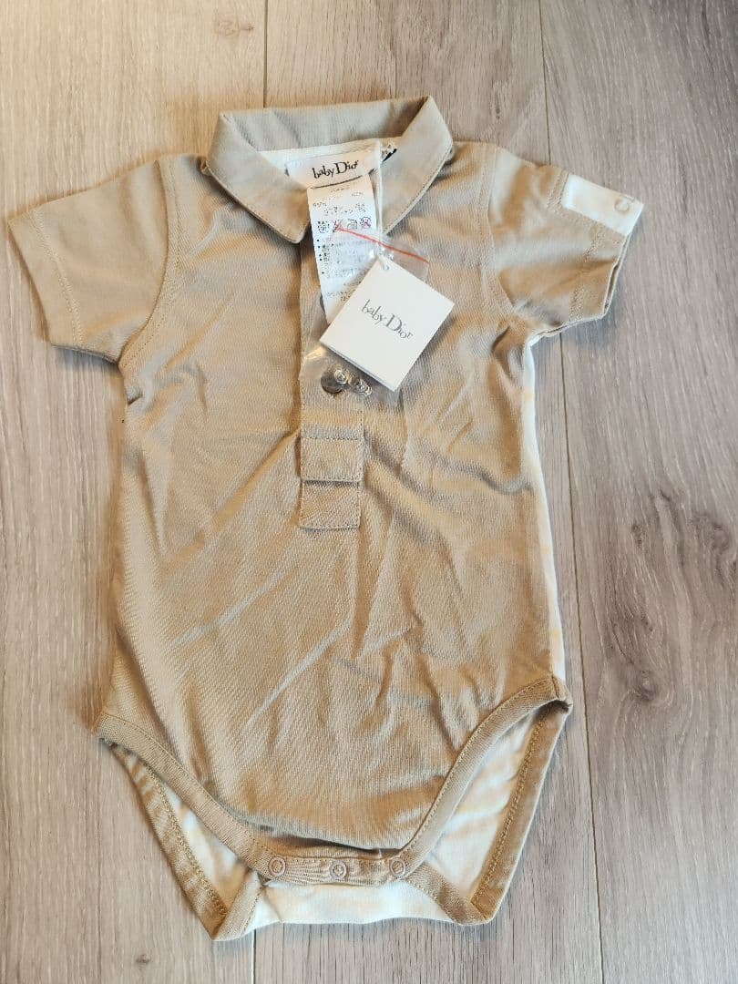 【新品・お値下げ可】baby Dior ベージュ ロンパース