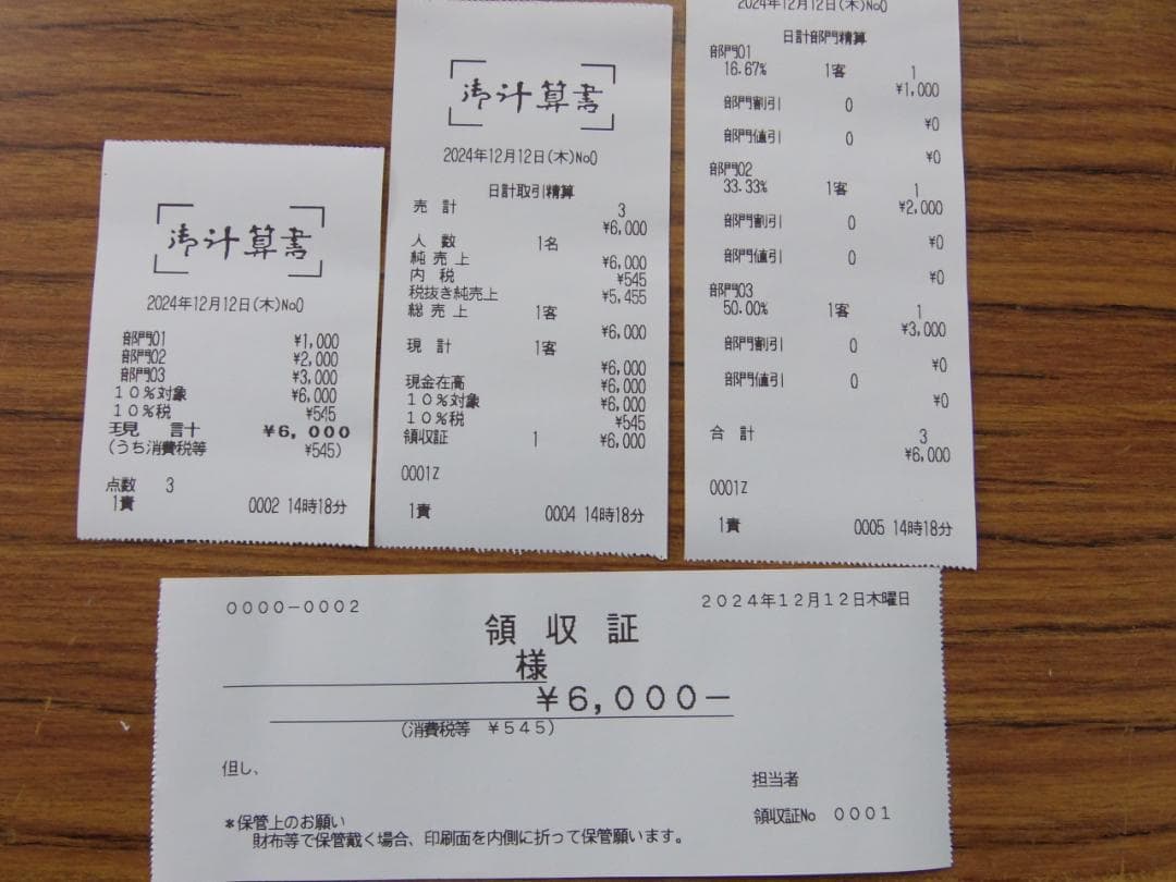 すぐ使える設定無料MA-700物販向10部門東芝テックレジスター04061212