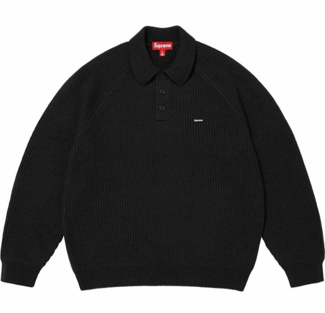 な*ぎ様 supreme small box logo knit polo