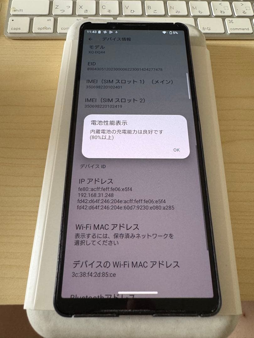 XQ-DQ44sony xperia 1 v, ケース付き