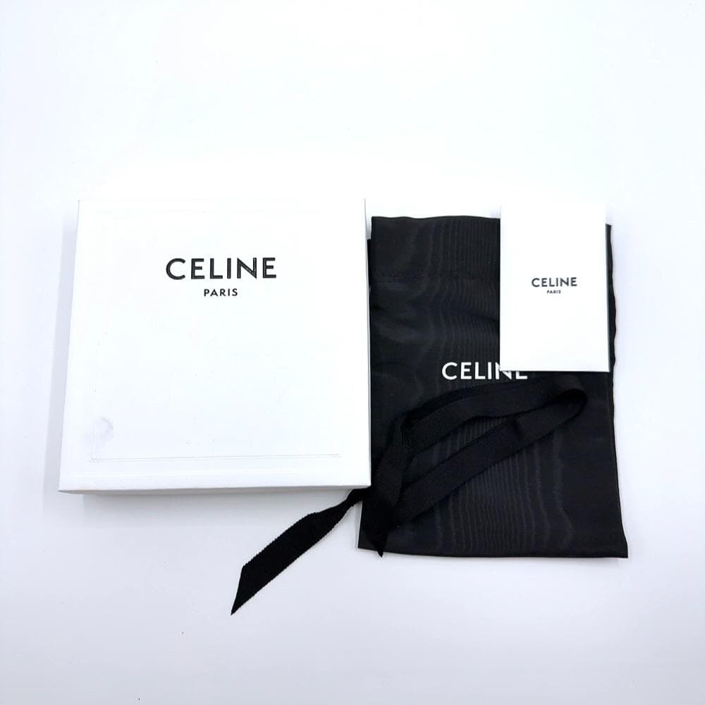 ◇セリーヌ◇レザー/ロゴ/マネークリップ/ブランド/ブラック