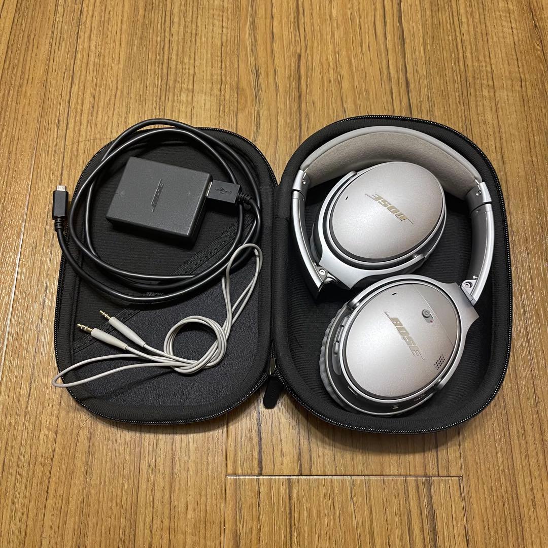 美品！ BOSE QUIETCOMFORT35 ll シルバー ヘッドホン