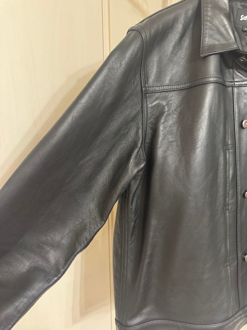 【美品】Schott LEATHER 1st TRACKER JACKET