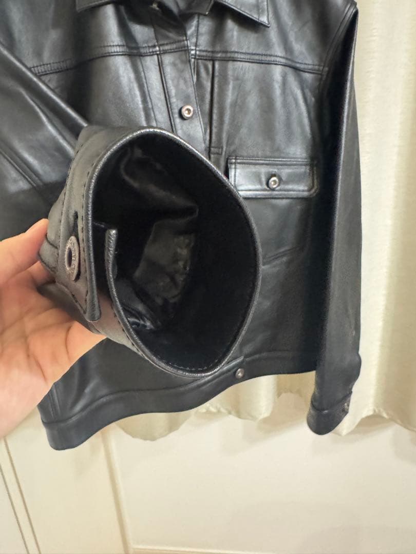 【美品】Schott LEATHER 1st TRACKER JACKET