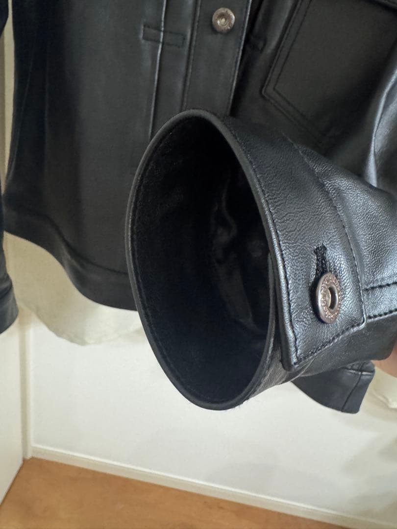 【美品】Schott LEATHER 1st TRACKER JACKET