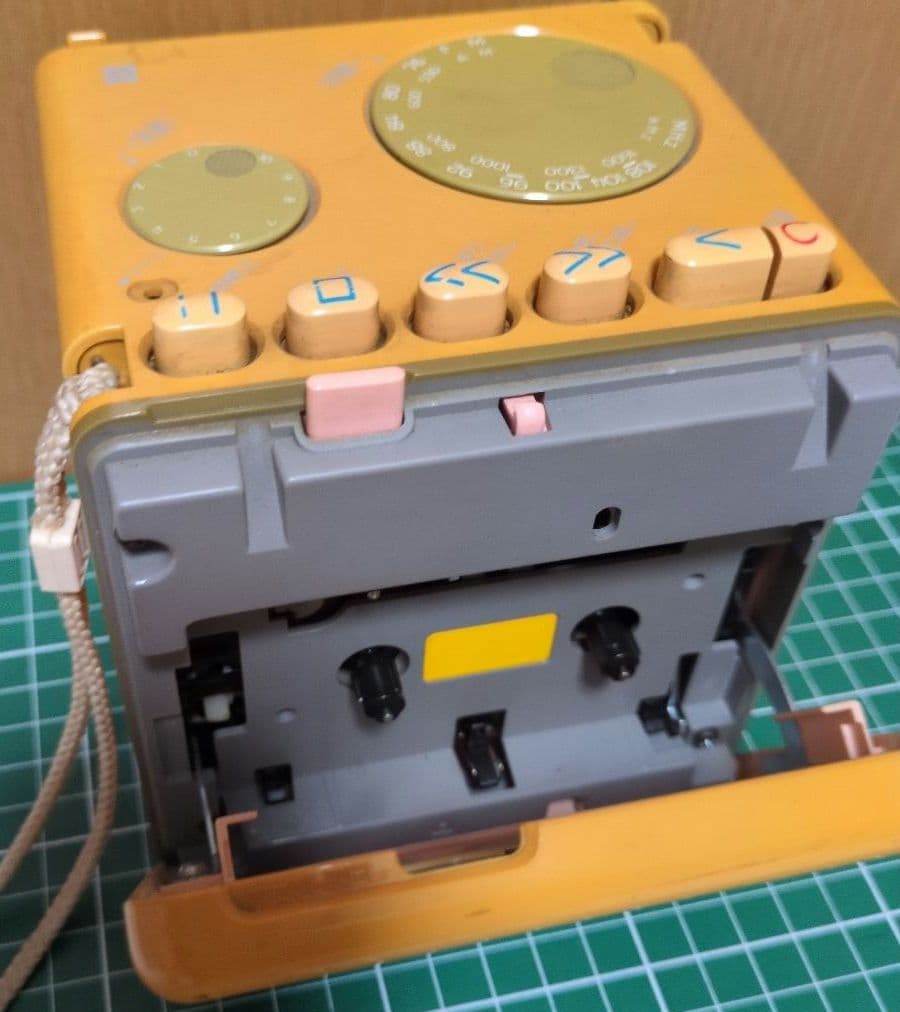 ☆昭和レトロレア色☆ナショナルラジカセ　コロカセ RX-90　Nat動作品