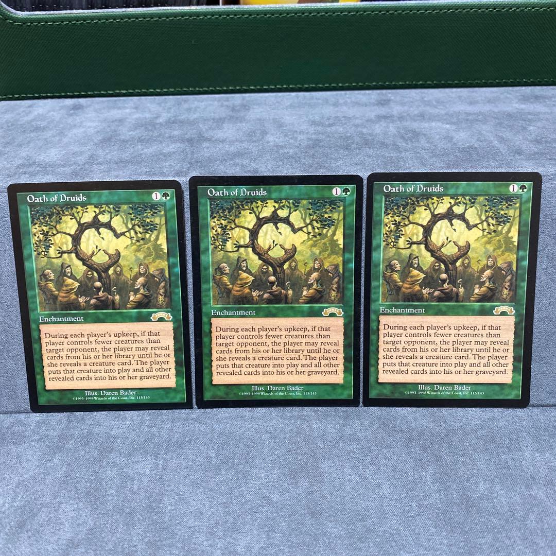 MTG ドルイドの誓い OathofDruids 英語版 EXO 3枚