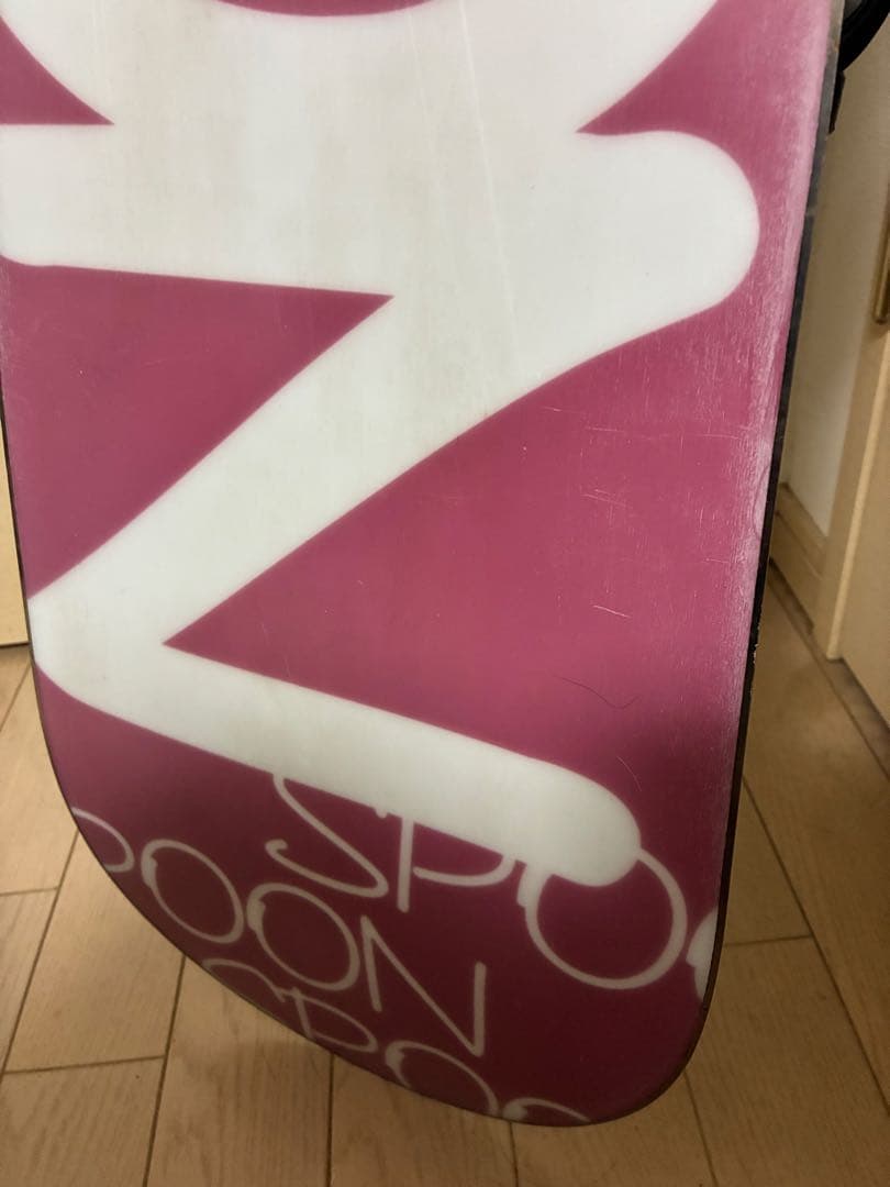 Spoon Charm スノーボード ビンディング リッシュコード付き130cm