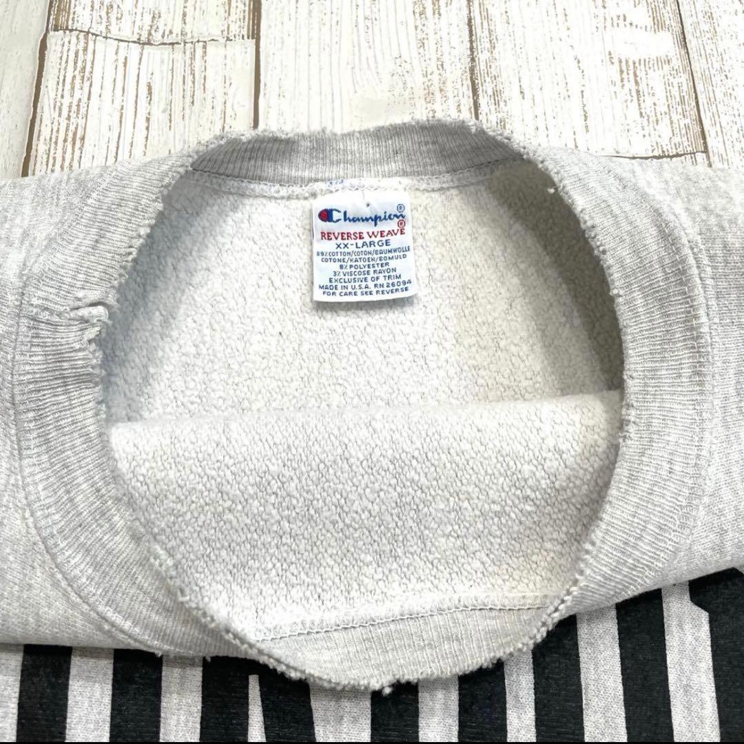 【超激レアエラー！リバーシブル！】チャンピオン　リバースウィーブ　両面　ブラック