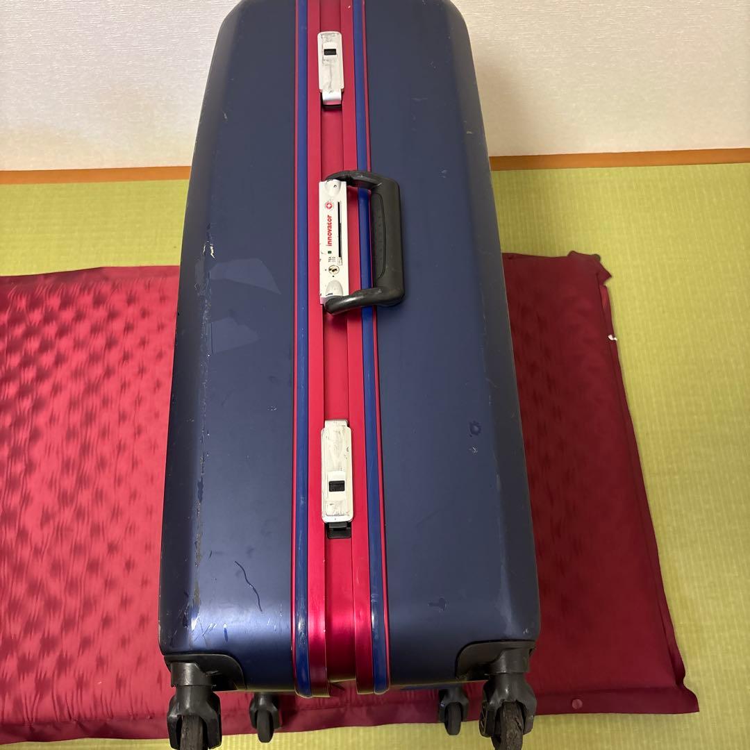 イノベーター スーツケース INV68T 90Liters ネイビーレッド