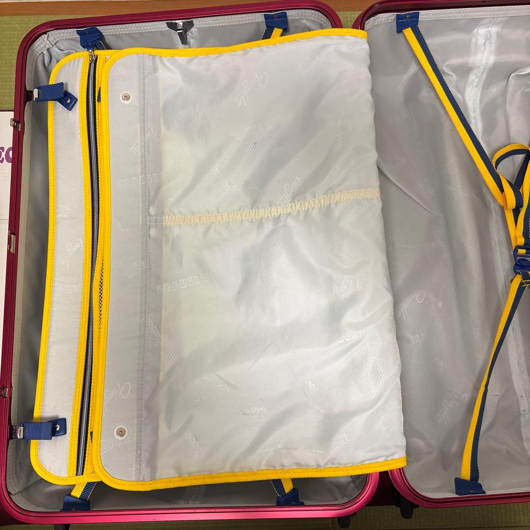 イノベーター スーツケース INV68T 90Liters ネイビーレッド