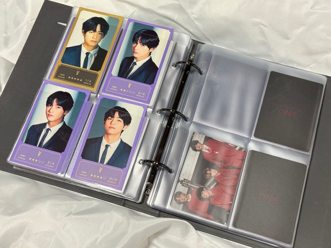 BTS ツアー 公式グッズ テテ トレカ 75枚 アルバムセット【未使用に近い】