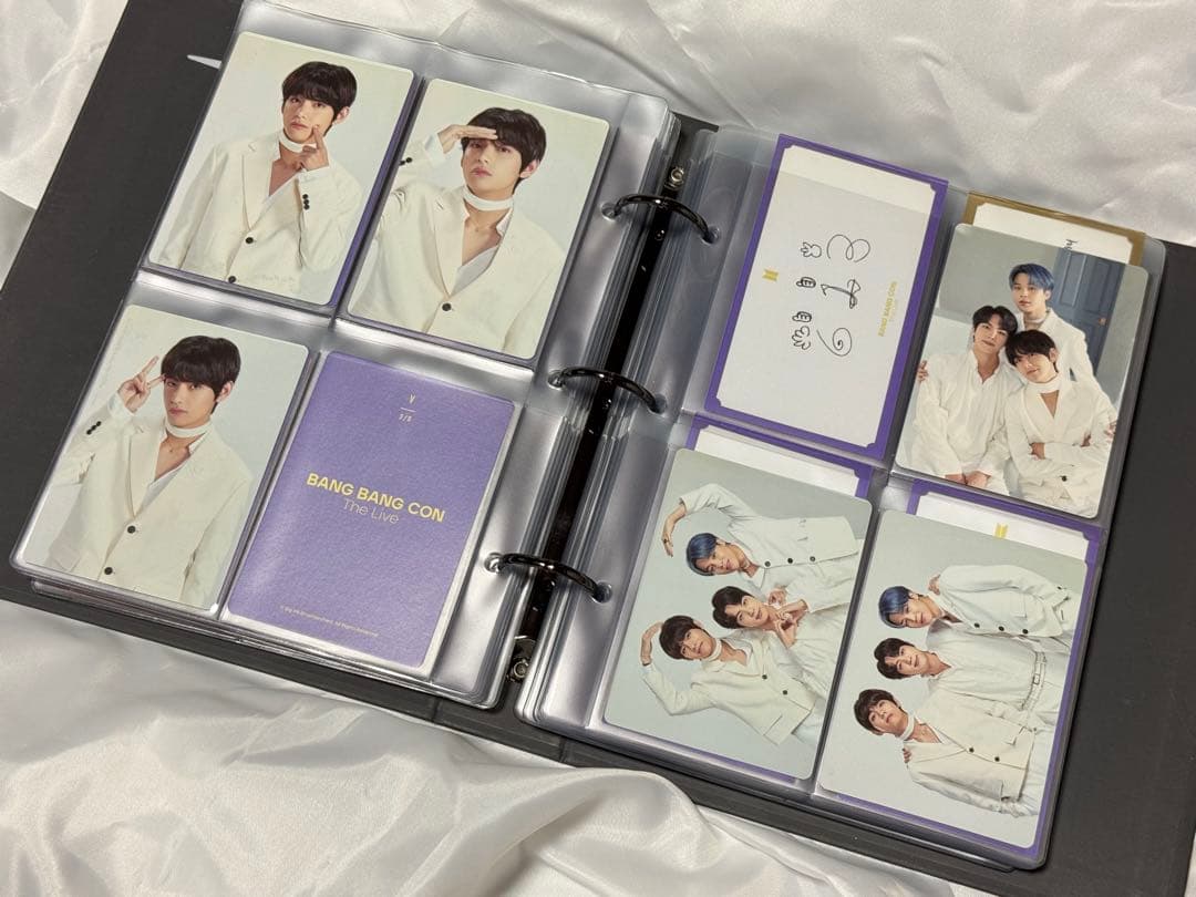 BTS ツアー 公式グッズ テテ トレカ 75枚 アルバムセット【未使用に近い】