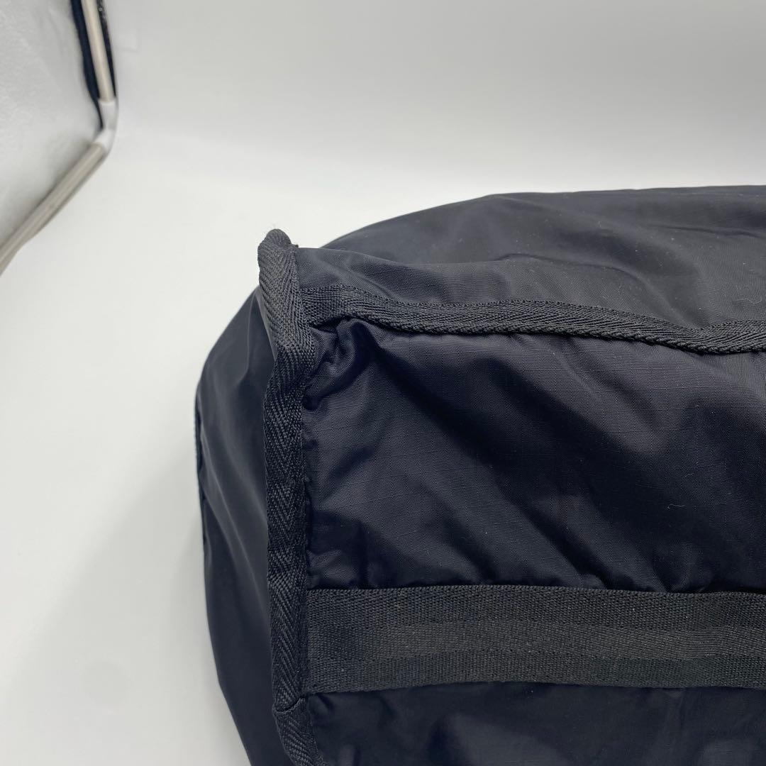 【超美品】レスポートサック　ボストンバッグ　ショルダー　シンプル　大容量　黒