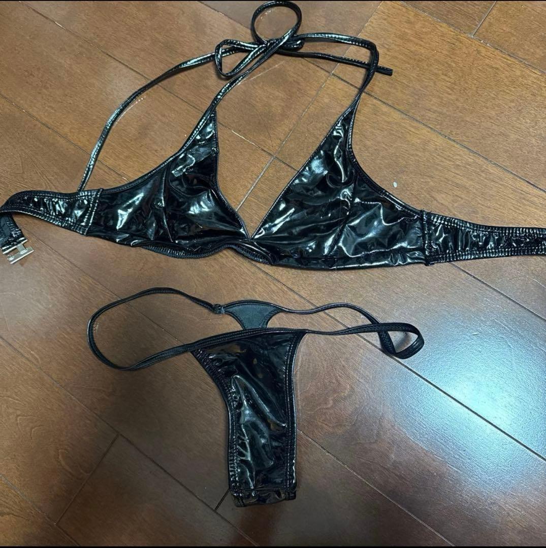 ゴスロリ 伯爵夫人 ゴシックエナメルマーメイドワンピース ブラック【歪萌舍】