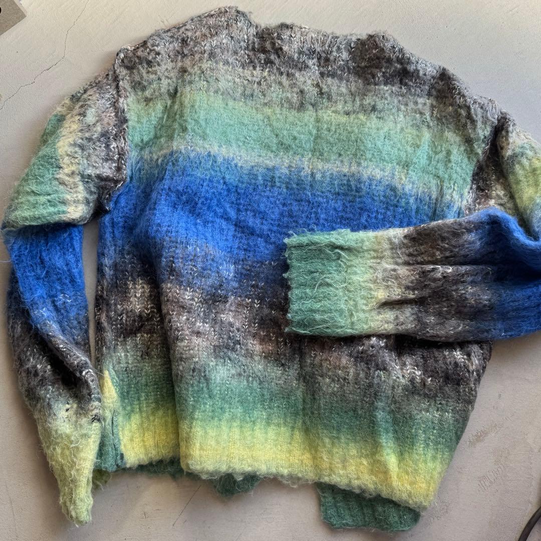 【ぐりこ】PERVERZE 長袖カーディガン 青・緑・灰色